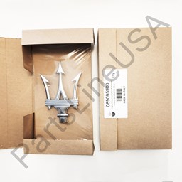 Show details for Genuine Maserati GranCabrio GranTurismo Trident Grille Emblem 67224700 89095900 Picture of Genuine Maserati GranCabrio GranTurismo Trident Grille Emblem 67224700 89095900